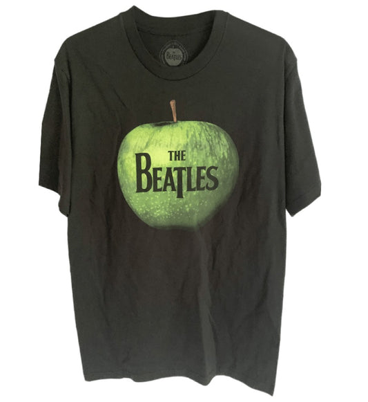 The Beatles Green Apple Logo Men's T-Shirt Black