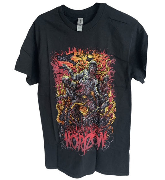Bring Me The Horizon Black Star Front Print T-Shirt