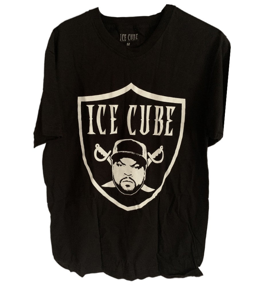 Ice Cube - Raider Graphic Men's T-Shirt - Black