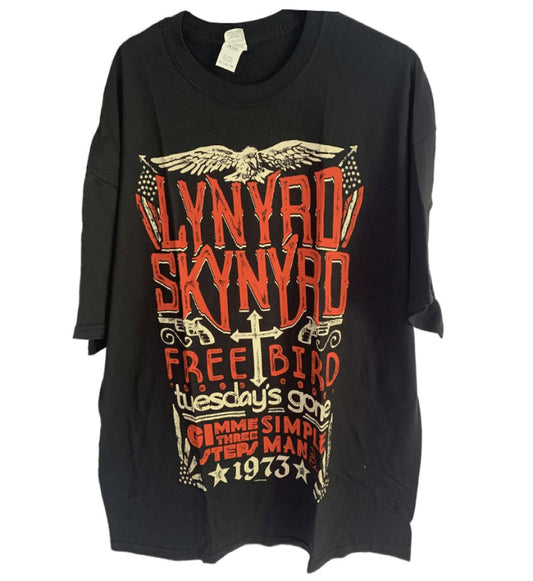 Lynyrd Skynyrd - Free Bird Logo Men's T-Shirt - Black