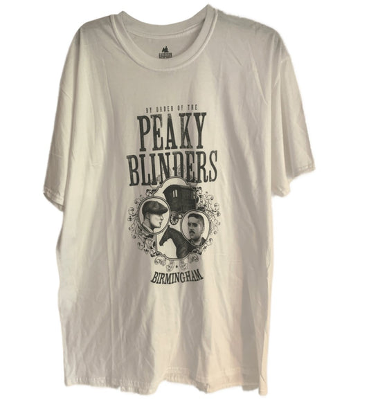 Peaky Blinders - Horse And Cart Print Men's T-Shirt - White