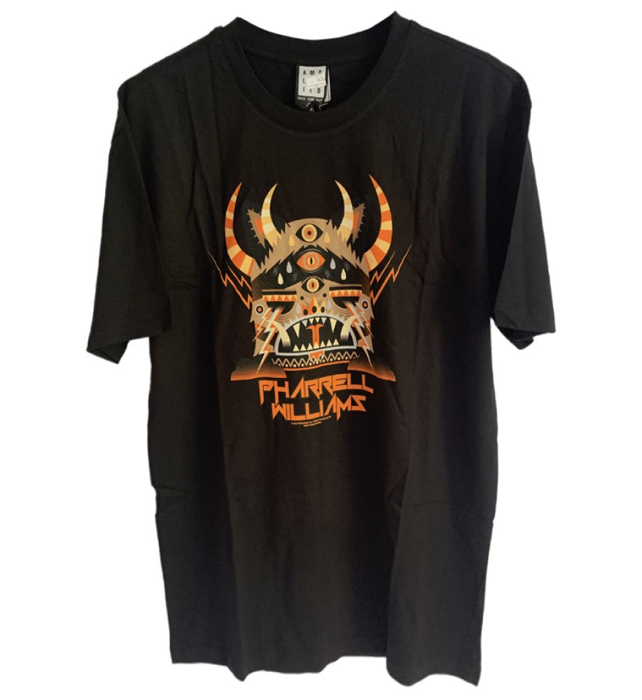 Pharrell Williams - 3 Eye Monster Graphic Men's T-Shirt - Black