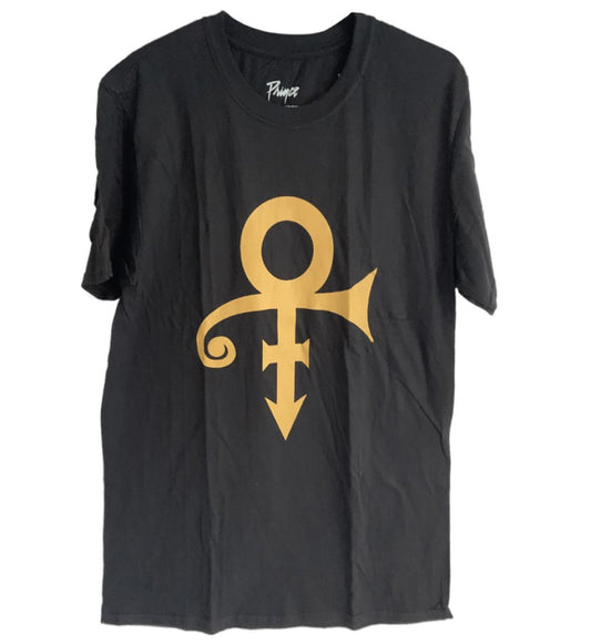 Prince - Gold Symbol Band Men's T-Shirt - Black