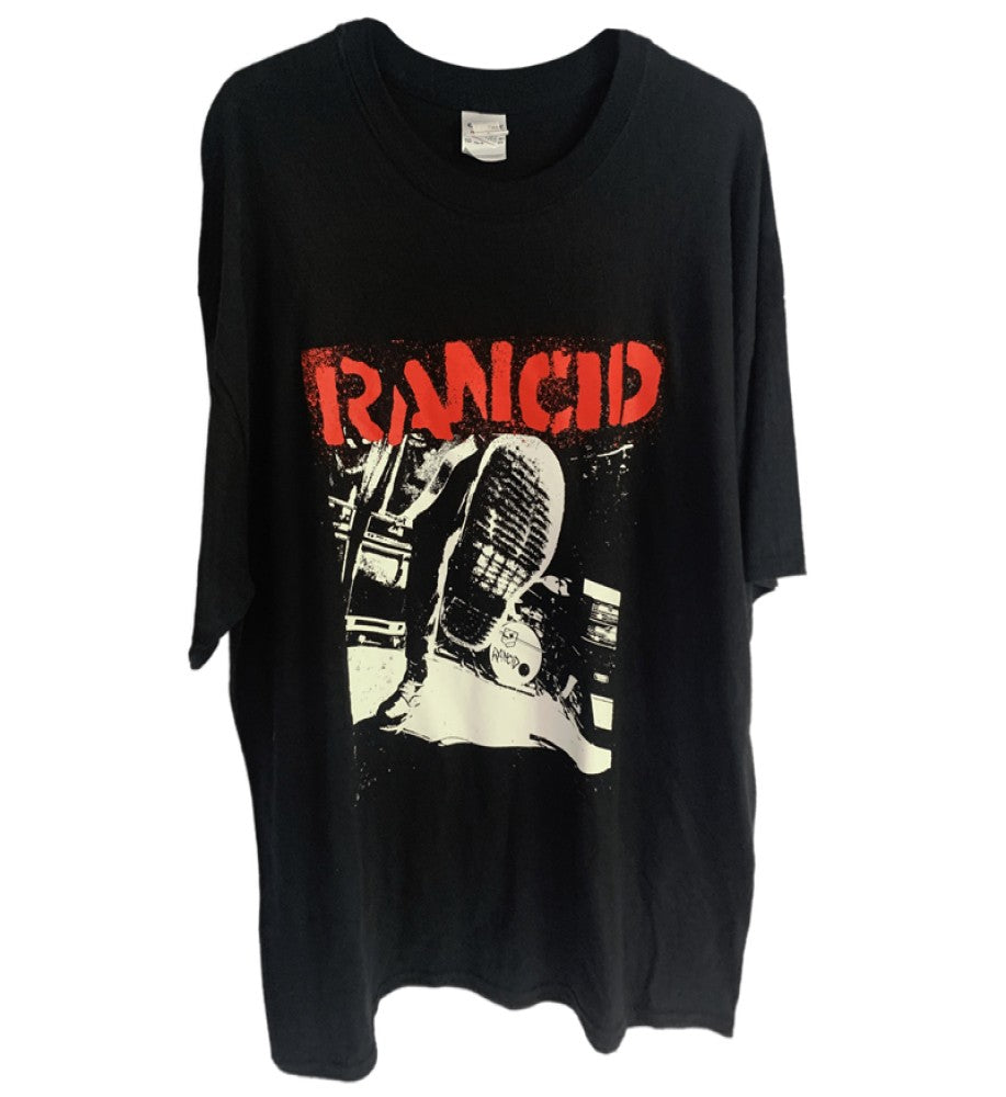 Rancid - Boot Kick Logo Men's T-Shirt - Black