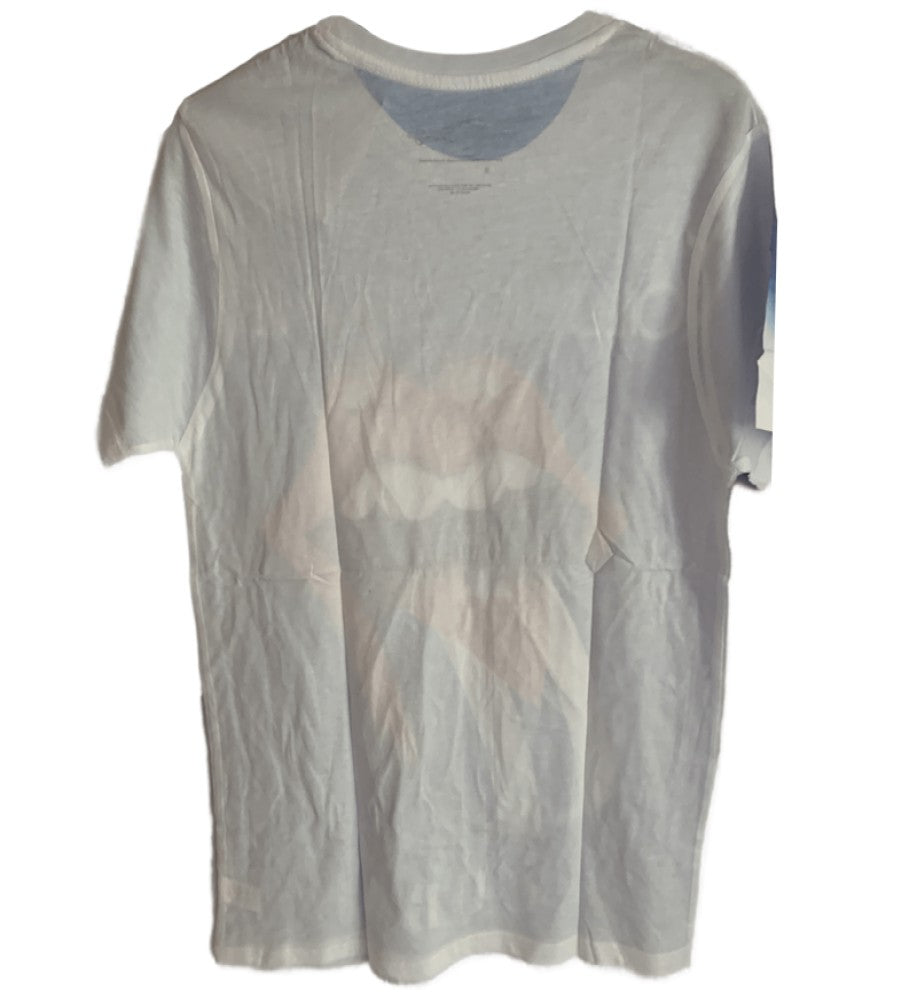 The Rolling Stones Havana Cuba Print Men's T-Shirt - Blue/White
