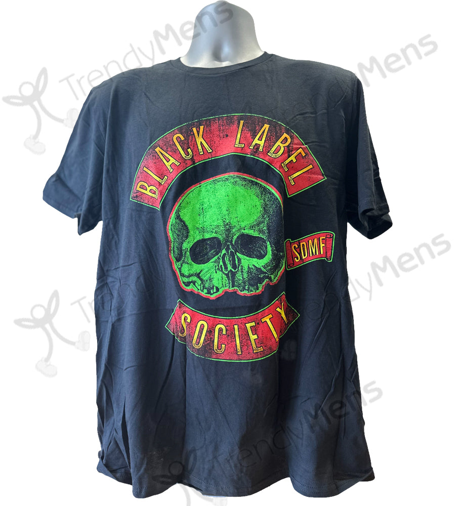 Black Label Society - Skull Logo Colour Men's T-Shirt - Black