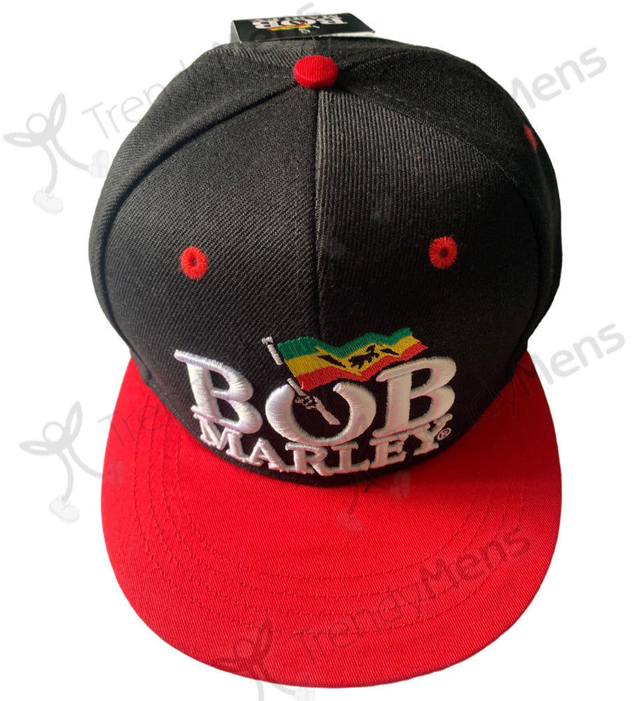Bob Marley Logo Baseball Cap - Black