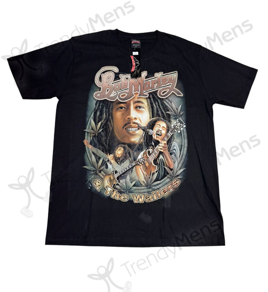 Bob Marley - And The Wailers T-Shirt - Black