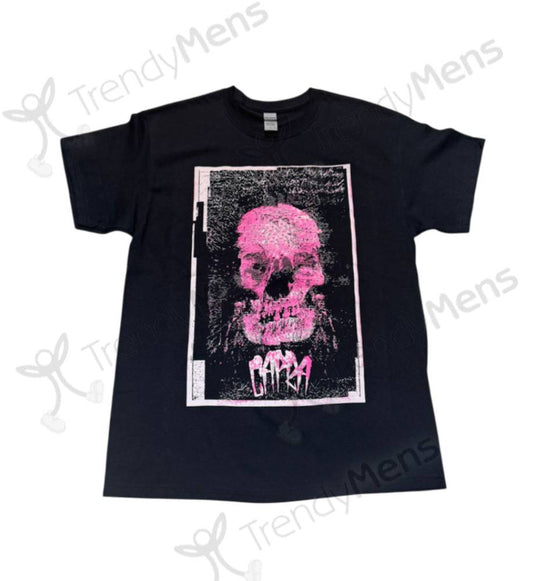 Capra Skelepink T-Shirt in Black