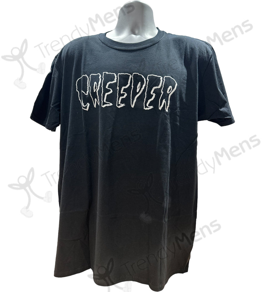 Creeper T-Shirt Death Card Black