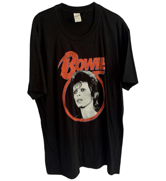 David Bowie - Ziggy Face Printed Men's T-Shirt