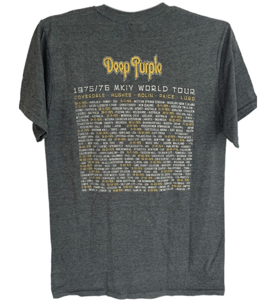 Deep Purple Phoenix Rising Print Mens T-Shirt