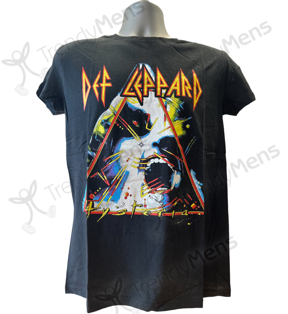 Def Leppard - Hysteria Cover Men's T-Shirt - Black
