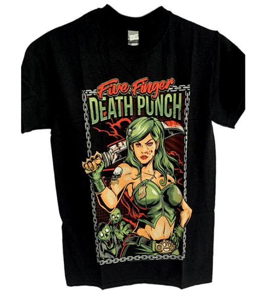 Five Finger Death Punch - Assassin Men's T-Shirt - Black