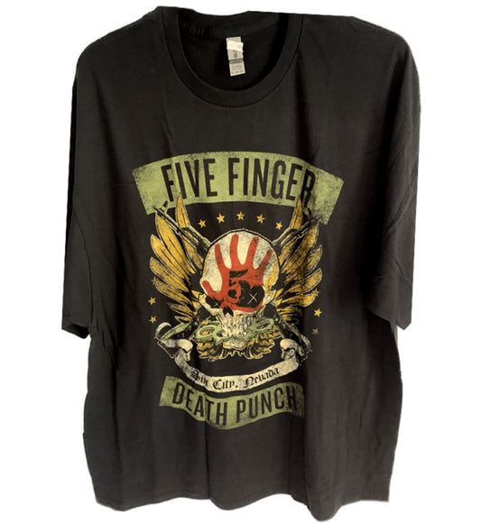 Five Finger Death Punch - Locked and Loaded Men's T-Shirt - Black