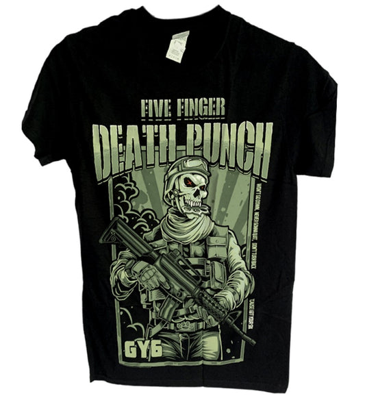 Five Finger Death Punch - War Soldier Men's T-Shirt - Black