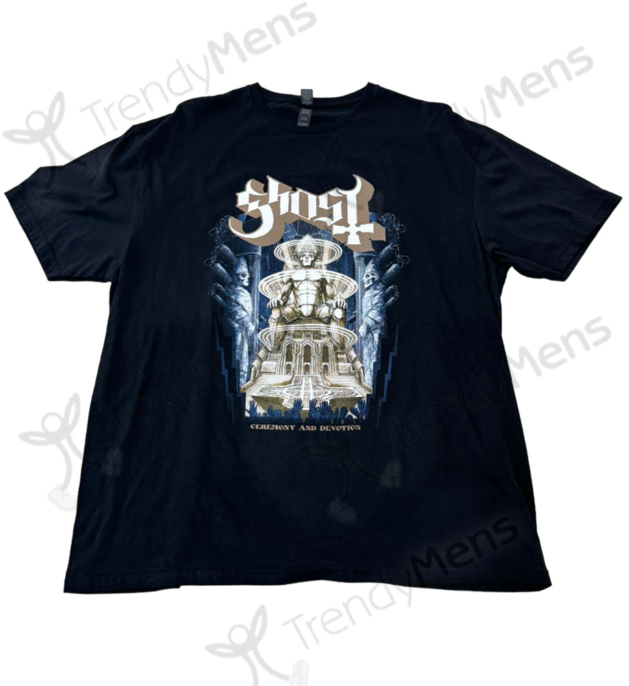 Ghost - Ceremony & Devotion T-Shirt - Black – Trendy Mens