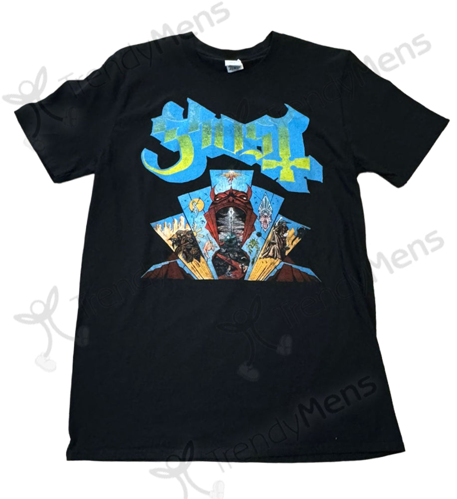 Ghost Devil Window T-Shirt Black