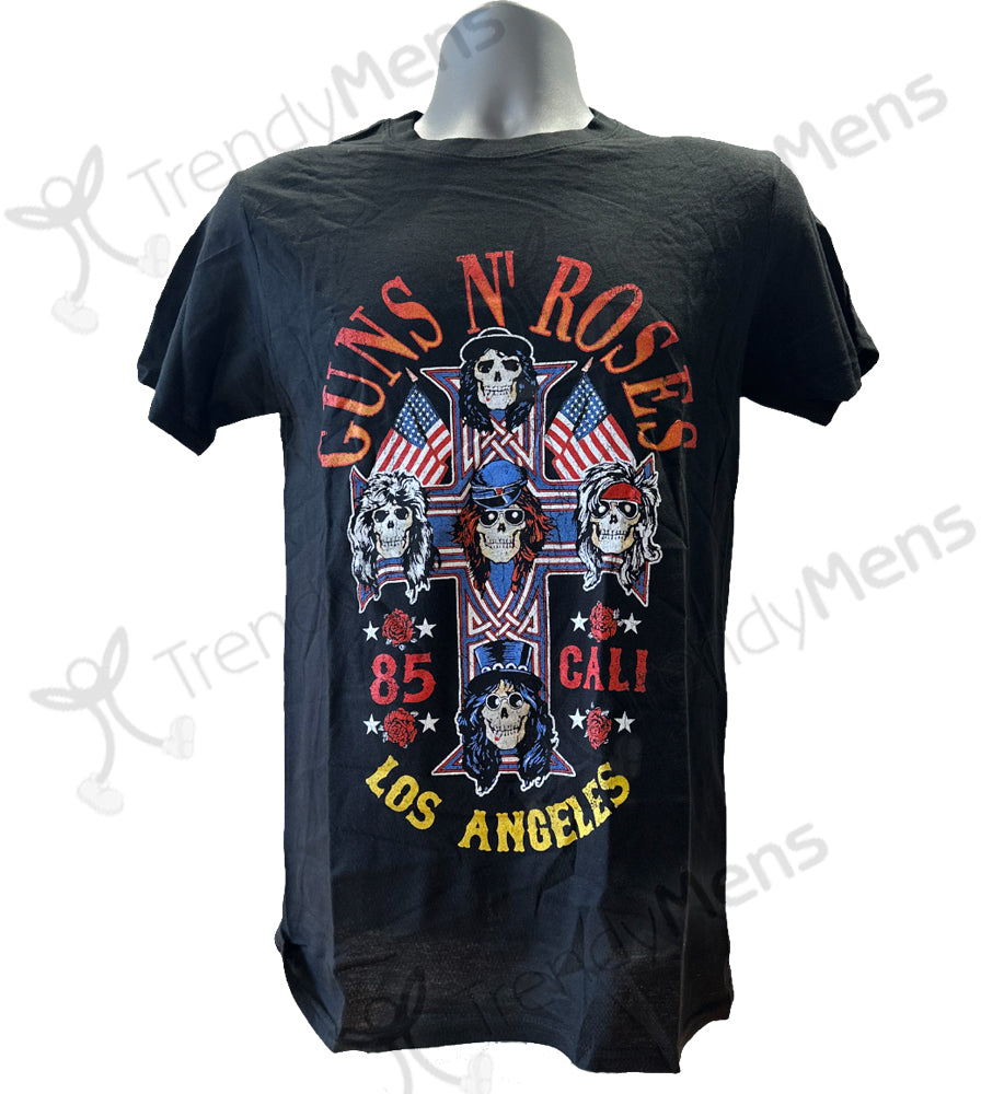 Guns N Roses - Cali' '85 Print Men's T-Shirt