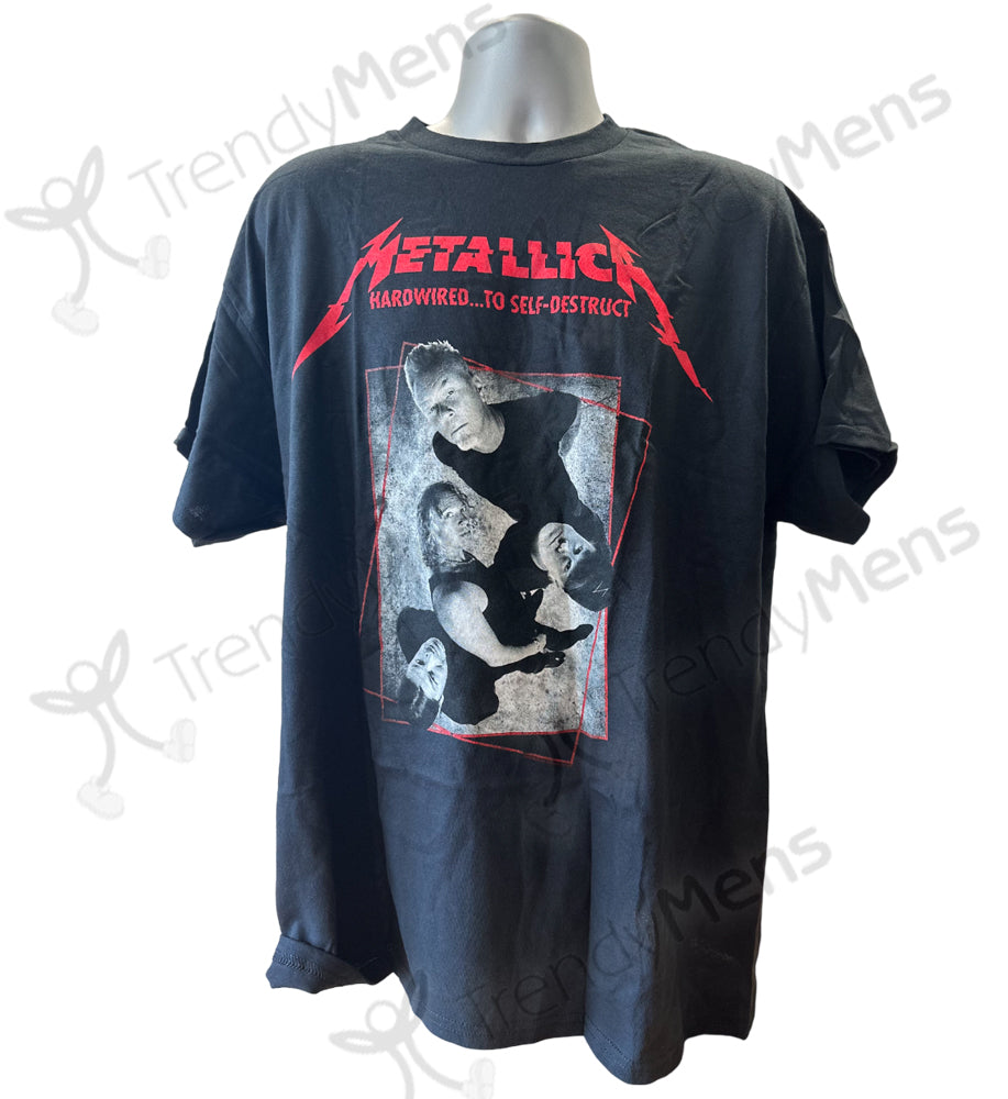 Metallica - Hardwired to Self Destruct Band Concrete Men's T-Shirt