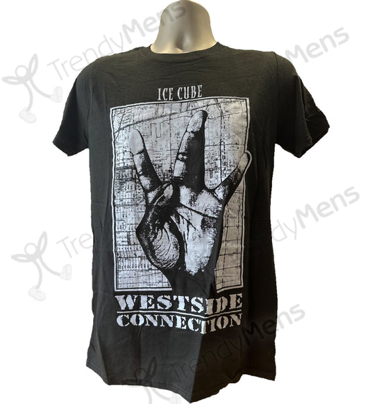 Ice Cube - Westside Connection Graphic Print T-Shirt - Black