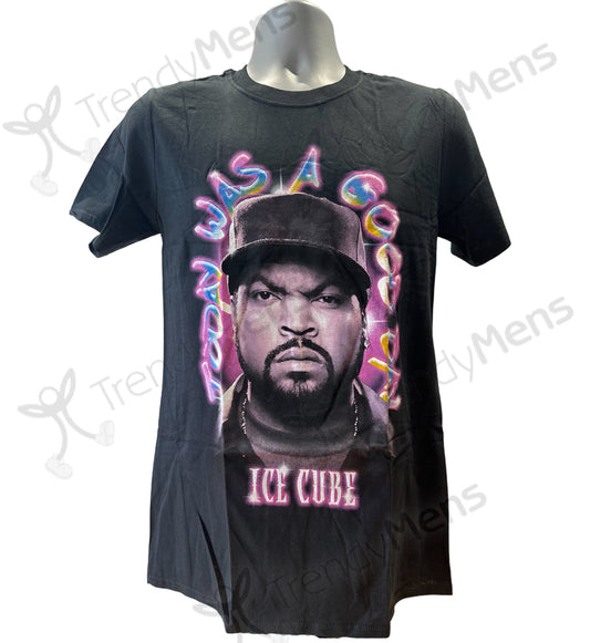 Ice Cube - Air Brush Band Men's T-Shirt - Black