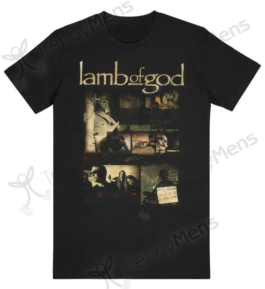 Lamb of God Album Collage Print T-Shirt