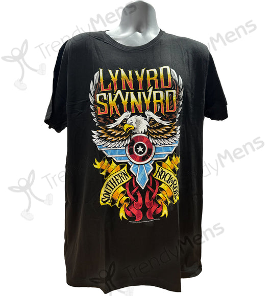 Lynyrd Skynyrd - Southern Rock N Roll Men's T-Shirt - Black
