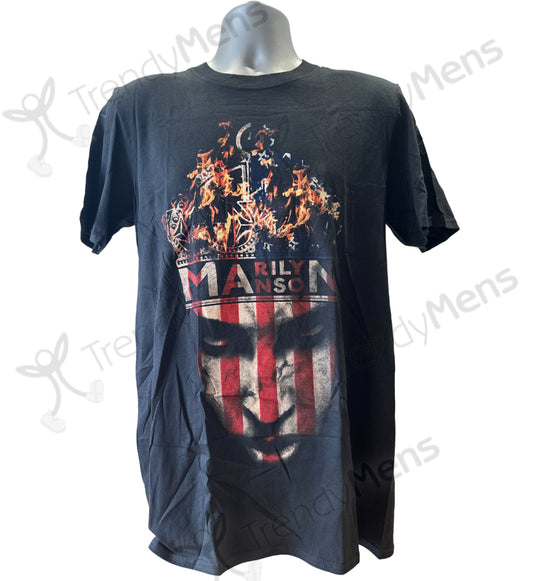 Marilyn Manson Crown T-Shirt Black