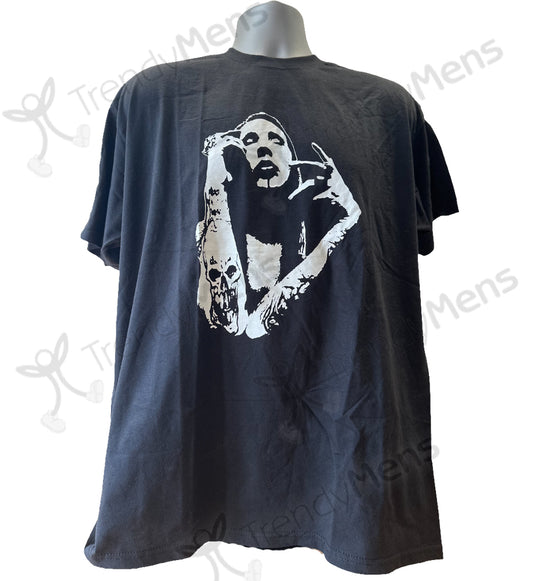 Marilyn Manson - Graphic Designed Men's T-Shirt - Black