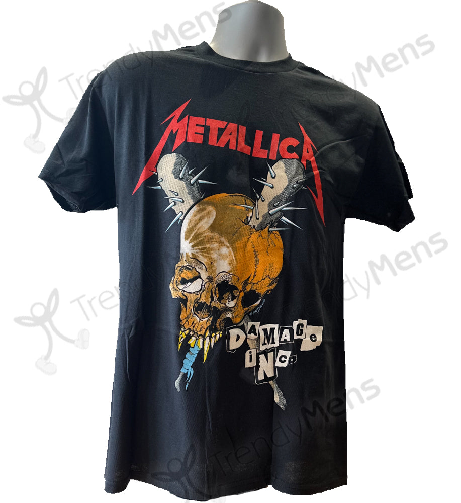 Metallica New Damage Inc Print Men's T-Shirt