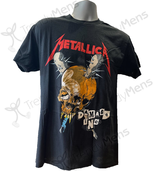 Metallica New Damage Inc Print Men's T-Shirt
