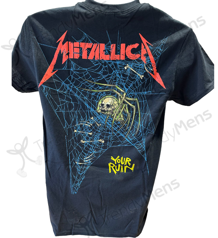Metallica T-Shirt Ruin Struggle Both Side Printed 