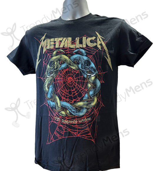 Metallica - Ruin Struggle Both Side Printed Men's T-Shirt