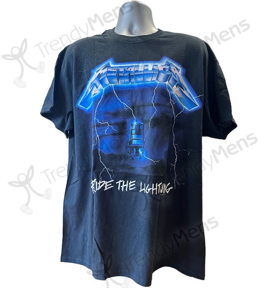 Metallica Ride The Lightning Tracks Men's T-Shirt
