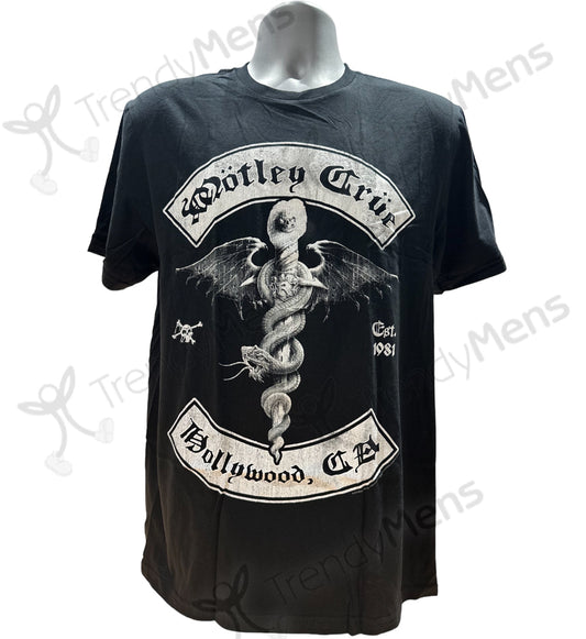 Motley Crue - Feelgood Hollywood Revision Men's T-Shirt - Black