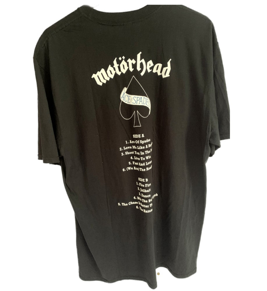 Motorhead - Ace of Spades Printed Mens T-Shirt Black