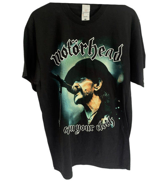 Motorhead - Clean Your Clock Lemmy Singing Photo Men's T-Shirt