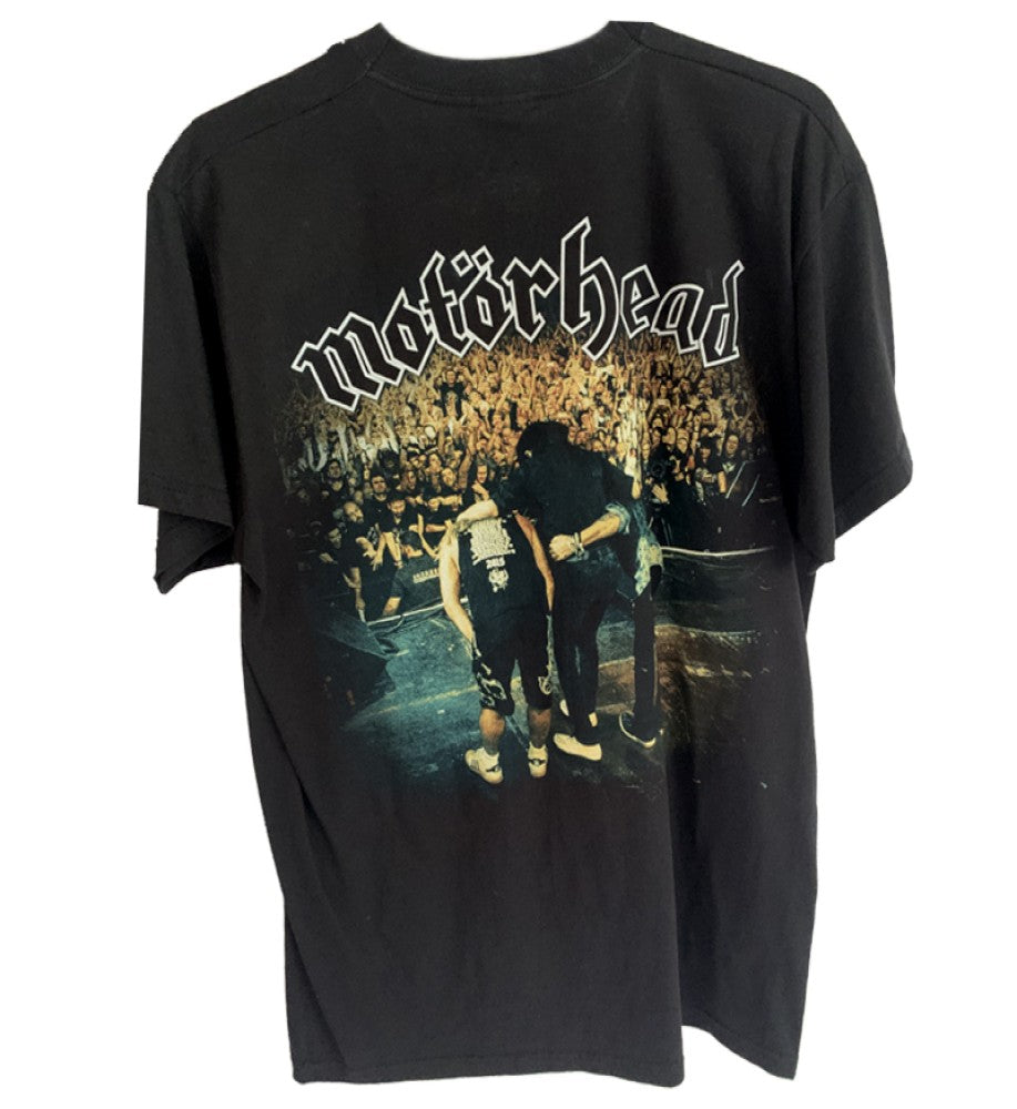 Motorhead - Clean Your Clock Lemmy Singing Photo Men's T-Shirt Black