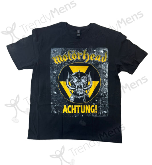 Motorhead Achtung  Mens T-Shirt