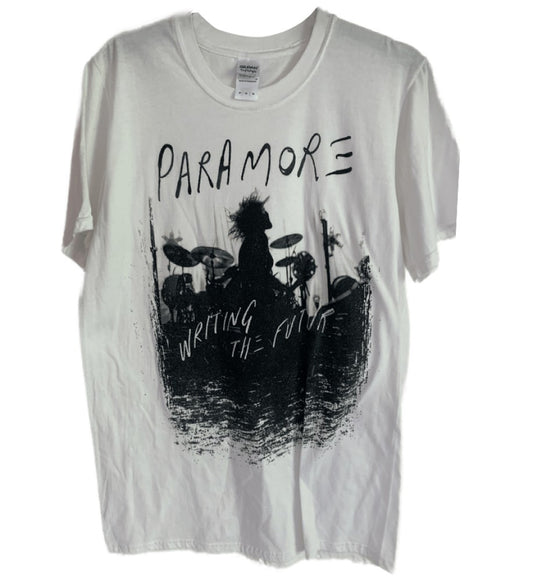 Paramore Writing The Future Concert Tour T-Shirt - White