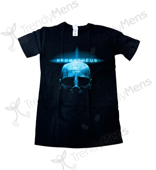 Prometheus Human Head Printed T-Shirt