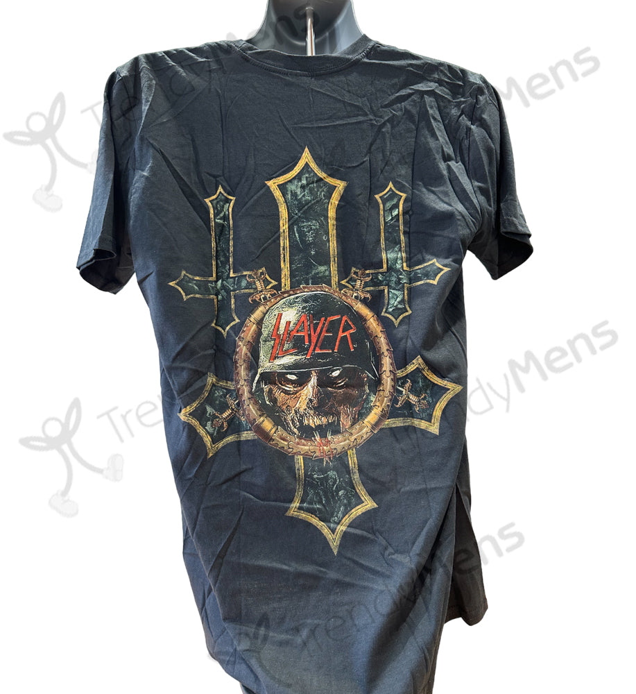 Slayer - Hard Cover Comic Book Men's T-Shirt - Black