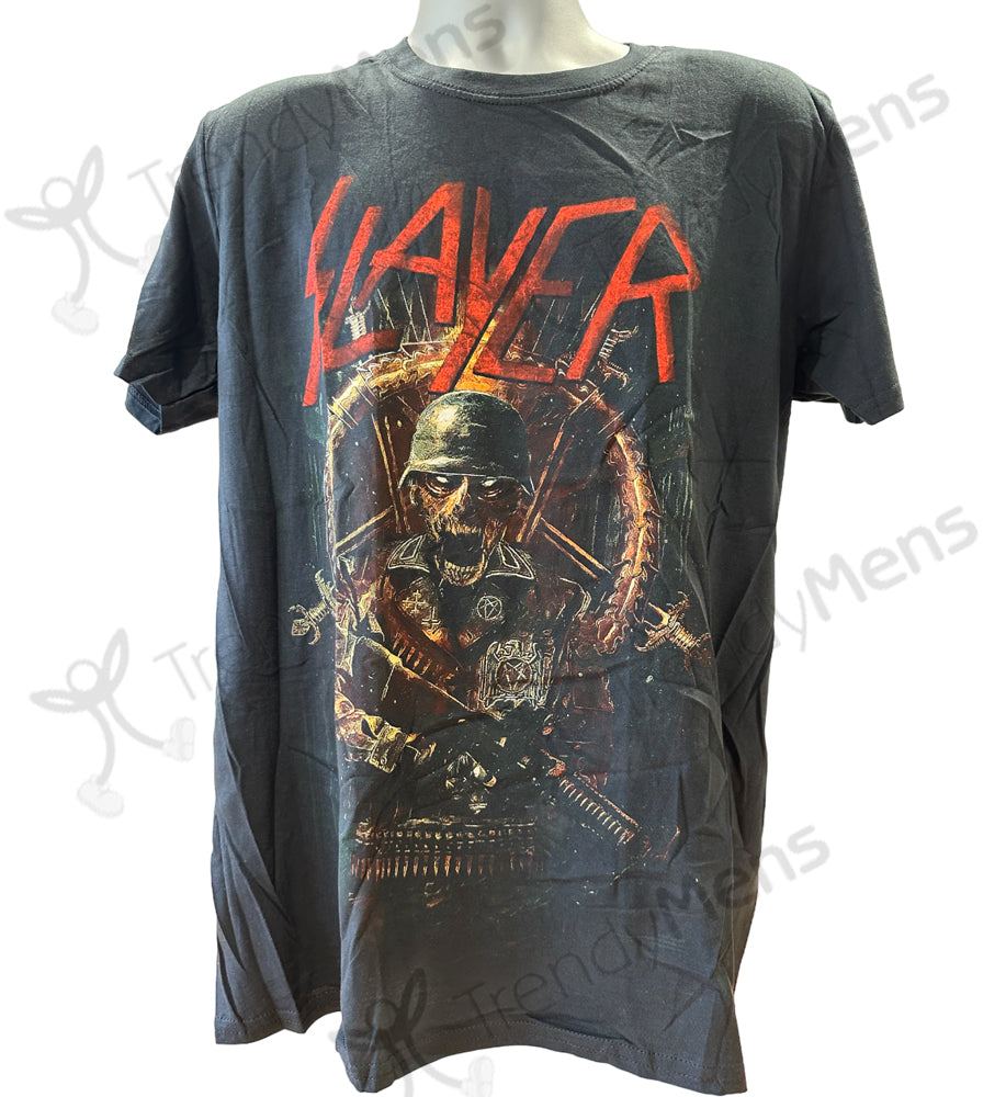 Slayer Hard Cover Comic Book Men's T-Shirt - Black