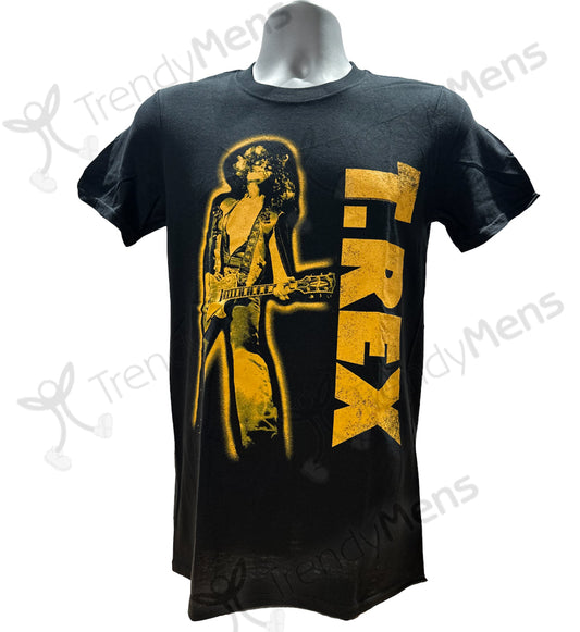 T Rex - Guitar Graphic Men's T-Shirt - Black