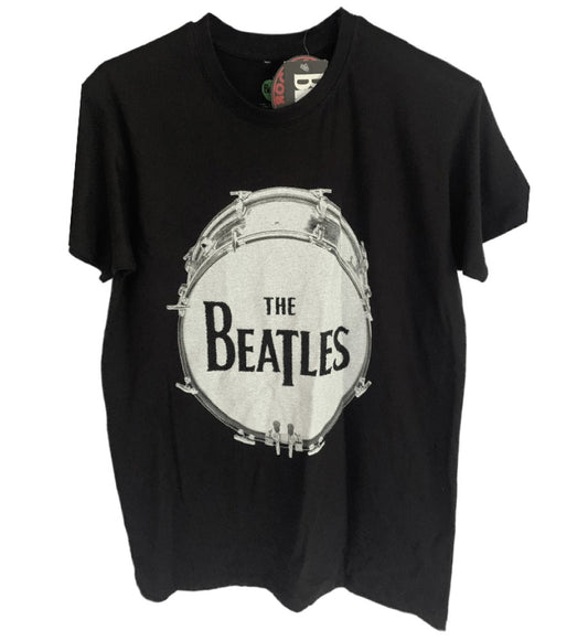 The Beatles - Drop T Drum Logo Caviar Beads Men's T-Shirt