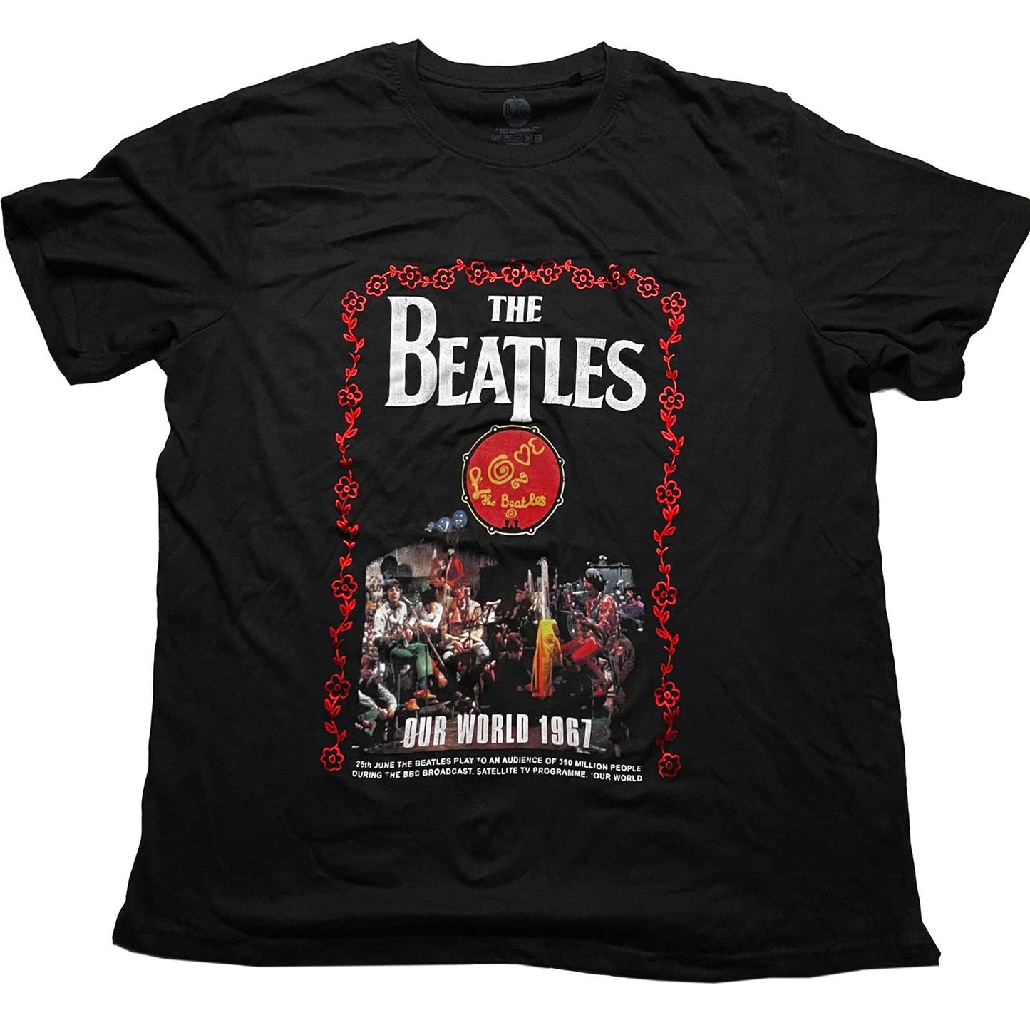 The Beatles Our World 1967 Men's T-Shirt Black
