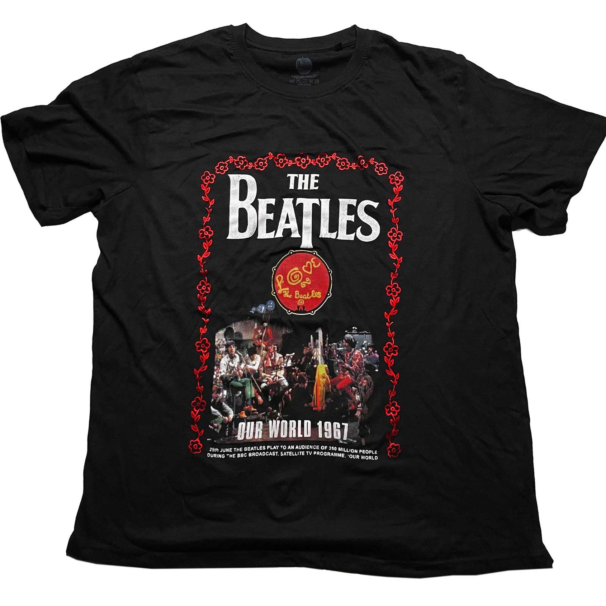 The Beatles Our World 1967 Men's T-Shirt Black