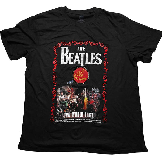 The Beatles Our World 1967 Men's T-Shirt Black