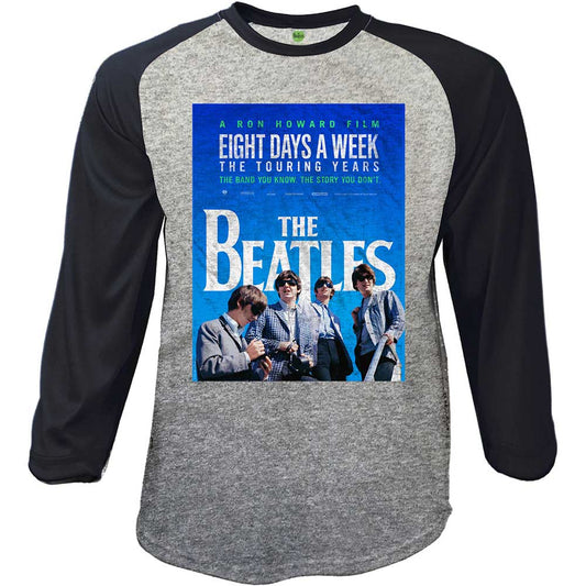 The Beatles - 8 Days A Week Movie Poster Raglan Men's T-Shirt